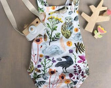 Load image into Gallery viewer, Baby + Toddler Organic Cotton Bubble Romper Playsuit in Botanical Floral