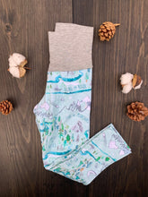 Load image into Gallery viewer, Baby + Toddler Unisex Grow with Me Slim Pants in Over The Mountain & Through The Woods