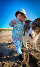 Load image into Gallery viewer, Baby + Toddler Unisex Grow with Me Slim Pants in Over The Mountain & Through The Woods