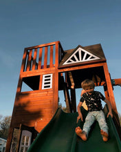 Load image into Gallery viewer, Baby + Toddler Unisex Grow with Me Slim Pants in Over The Mountain & Through The Woods