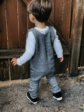 Load image into Gallery viewer, ADVENTURER PLAYSUIT + French Terry, kids romper, baby & toddler overalls