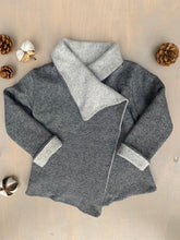 Load image into Gallery viewer, PIONEER WRAP SWEATER in French Terry Baby + Toddler Sweatshirt