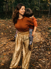 Load image into Gallery viewer, Solstice Wide Leg Women’s Pant + Mommy & Me, Women’s Yoga Pants, Boho Lounge Pants