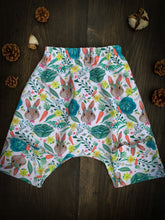 Load image into Gallery viewer, ATLAS HAREM PANT in Veggie Lover + Baby & Toddler Summer Pant, Kids Yoga Pant, Rabbit Pants