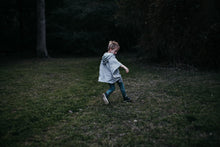 Load image into Gallery viewer, HARVEST PONCHO in French Terry & Emerald Eden + Organic Cotton and French Terry Baby + Toddler Hoodie, Toddler Cape