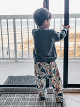 Load image into Gallery viewer, ATLAS HAREM PANT in Veggie Lover + Baby & Toddler Summer Pant, Kids Yoga Pant, Rabbit Pants