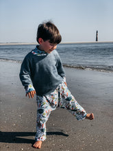 Load image into Gallery viewer, ATLAS HAREM PANT in Veggie Lover + Baby & Toddler Summer Pant, Kids Yoga Pant, Rabbit Pants