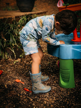 Load image into Gallery viewer, BAJA RASHGUARD in Island Life + Baby/Toddler Swimsuit, Kids Swimsuit, Swim Shirt, Kids Surf Shirt