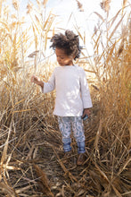 Load image into Gallery viewer, Baby + Toddler Unisex Grow with Me Pants in Frosty Mandrakes, Gender Neutral Kids Legging
