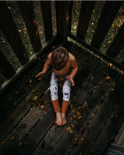 Load image into Gallery viewer, Baby + Toddler Unisex Grow with Me Slim Pants in Happy Camper, Kid's Leggings