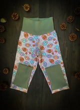 Load image into Gallery viewer, Baby + Toddler Unisex Grow with Me Pants in Winter Smileys Gender Neutral Kids Legging