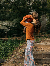 Load image into Gallery viewer, Custom Lady Lunar Bells + Mommy & Me, Mama Flares, Women’s Bellbottoms, Yoga Pants, Boho Flare Pants