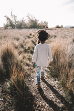 Load image into Gallery viewer, Baby + Toddler Unisex Grow with Me Pants in Frosty Mandrakes, Gender Neutral Kids Legging