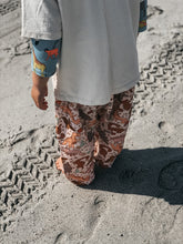 Load image into Gallery viewer, FRONTIER HAREM PANT in Rawr + Organic Cotton Double Gauze Baby & Toddler Summer Pant, Kids Yoga Pant