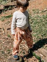 Load image into Gallery viewer, FRONTIER HAREM PANT in Rawr + Organic Cotton Double Gauze Baby & Toddler Summer Pant, Kids Yoga Pant