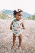 Load image into Gallery viewer, Baby + Toddler Organic Cotton Gauze Bubble Romper in Surfs Up