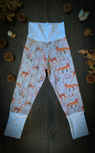 Load image into Gallery viewer, Baby + Toddler Unisex Grow with Me Pants in Winter Forest, Gender Neutral Kids Legging