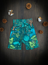 Load image into Gallery viewer, COVE WATER SHORT in Emerald Eden + Baby/Toddler Swimsuit, Grow With Me Kids Swimsuit, Swim Shorts, Toddler Swim Trunks, Kid’s Surf Shorts