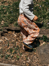 Load image into Gallery viewer, FRONTIER HAREM PANT in Rawr + Organic Cotton Double Gauze Baby & Toddler Summer Pant, Kids Yoga Pant