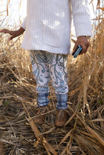 Load image into Gallery viewer, Baby + Toddler Unisex Grow with Me Pants in Frosty Mandrakes, Gender Neutral Kids Legging