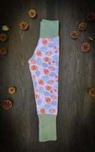Load image into Gallery viewer, Baby + Toddler Unisex Grow with Me Pants in Winter Smileys Gender Neutral Kids Legging