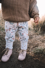 Load image into Gallery viewer, Baby + Toddler Unisex Grow with Me Pants in Silent Night, Gender Neutral Kids Legging