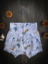 Load image into Gallery viewer, Baby + Toddler, Kid’s Unisex Shorties in Mountain Adventure