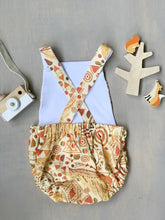 Load image into Gallery viewer, Baby + Toddler Organic Cotton Gauze Bubble Romper in Boho Sun
