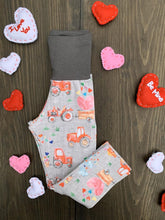 Load image into Gallery viewer, Baby + Toddler Unisex Grow with Me Slim Pants in Valentine Harvest, Kid’s Leggings

