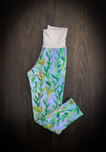 Load image into Gallery viewer, Baby + Toddler Unisex Grow with Me Slim Pants in Beanstalks &amp; Bugs, Kid&#39;s Leggings
