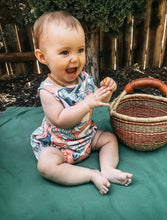 Load image into Gallery viewer, Baby + Toddler Organic Cotton Bubble Romper Playsuit in Sisterhood
