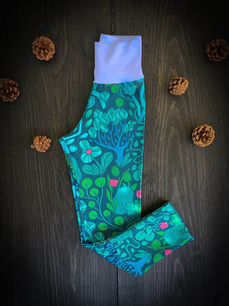 Baby + Toddler Unisex Grow with Me Slim Pants in Forest Keepers, Kid's Leggings