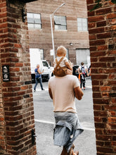 Load image into Gallery viewer, French Terry Baby + Toddler Organic Cotton Bubble Romper Playsuit
