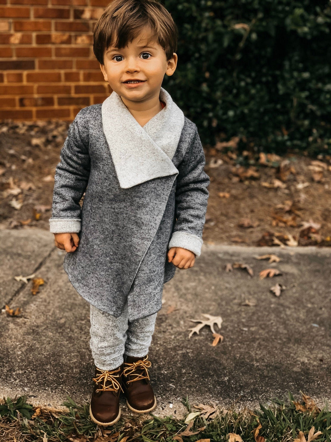 PIONEER WRAP SWEATER in French Terry Baby + Toddler Sweatshirt