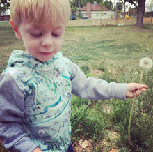 Load image into Gallery viewer, FORAGER HOODIE in Over The Mountain And Through The Woods + Organic Cotton and French Terry Baby + Toddler Sweatshirt
