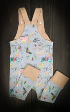Load image into Gallery viewer, PRAIRIE PLAYSUIT in Autumnal Moths Baby + Toddler Organic Cotton Long Romper, Kids Overalls, Kids Romper
