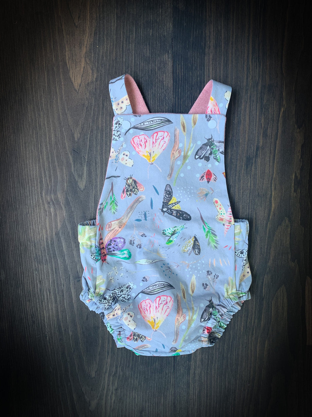 Baby + Toddler Organic Cotton Bubble Romper Playsuit in Autumnal Moths