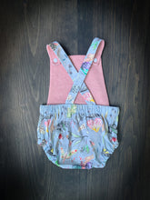 Load image into Gallery viewer, Baby + Toddler Organic Cotton Bubble Romper Playsuit in Autumnal Moths
