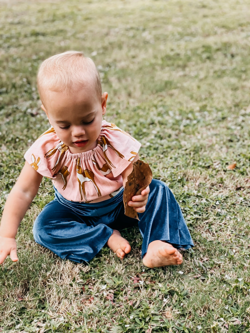 GB PARTY COLLECTION + Lunar Baby Bells in Luster Velvet + Baby + Toddler Bell Bottoms, Kids Flare Pants