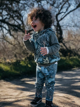 Load image into Gallery viewer, Baby + Toddler, Kid’s Unisex Grow with Me Slim Pants in Emerald Eden
