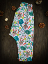 Load image into Gallery viewer, ATLAS HAREM PANT in Veggie Lover +  Baby &amp; Toddler Summer Pant, Kids Yoga Pant, Rabbit Pants
