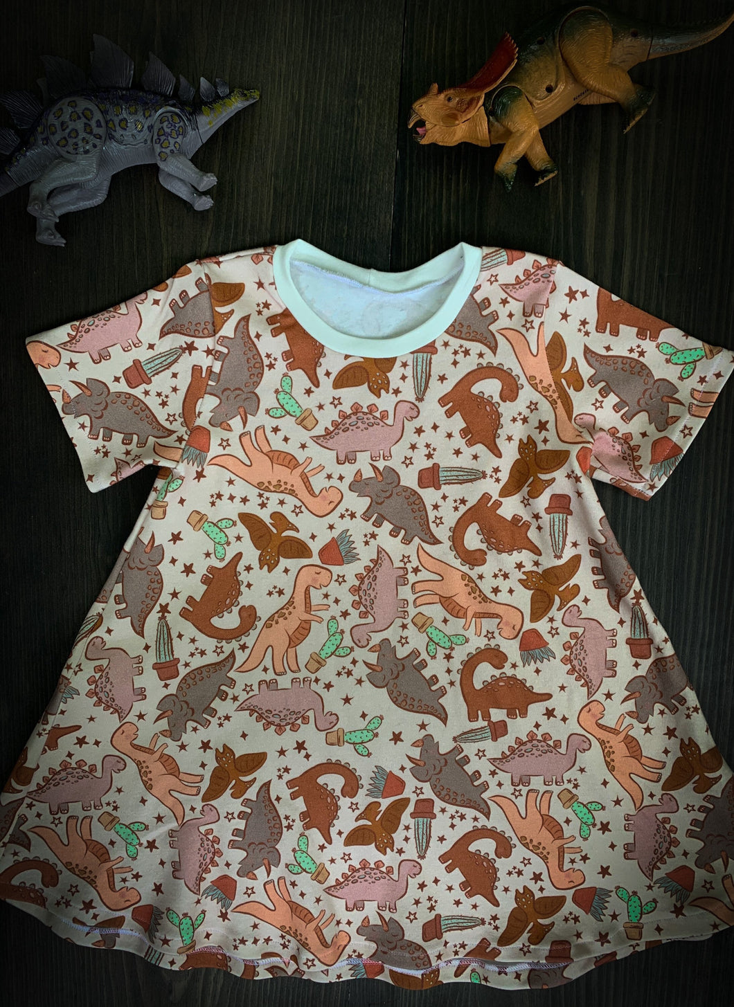 VOYAGER DRESS in Rawr, Baby + Toddler Organic Cotton Twirl Dress