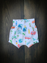Load image into Gallery viewer, Baby + Toddler, Kid’s Unisex Shorties in Surfs Up

