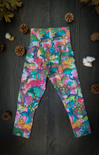 Load image into Gallery viewer, Baby + Toddler Unisex Grow with Me Pants in Dinosaur Jamboree, Gender Neutral Kids Legging
