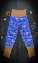 Load image into Gallery viewer, Baby + Toddler Unisex Grow with Me Pants in Magical Mystery Ice Cream Tour, Gender Neutral Kids Legging
