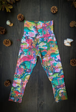 Load image into Gallery viewer, Baby + Toddler Unisex Grow with Me Pants in Dinosaur Jamboree, Gender Neutral Kids Legging
