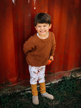 Load image into Gallery viewer, Baby + Toddler Unisex Grow with Me Slim Pants in Valley of the Sun, Kid&#39;s Leggings
