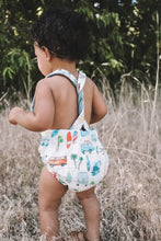 Load image into Gallery viewer, Baby + Toddler Organic Cotton Gauze Bubble Romper in Surfs Up
